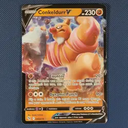 Conkeldurr V 40/78 - Pokemon GO - Rare Holo V Pokemon Card - M / NM - Image 1