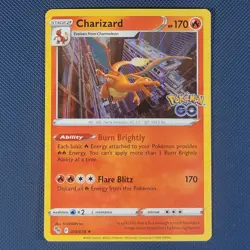 Charizard 010/078 - Pokemon GO - Rare Holo Pokemon Card - NM - Image 1