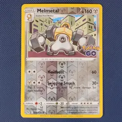 Melmetal 046/078 - Pokemon GO - Rare Reverse Holo Pokemon Card - NM - Image 1