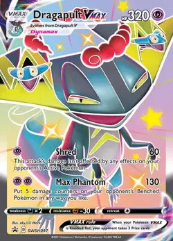 Dragapult VMAX SWSH097 Promo Pokemon Card NM - Image 1