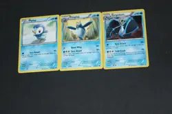 Pokemon Card Lot EX-LP Piplup & Prinplup Dark Explorers & Promo Empoleon BW56 - Image 1