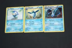 Pokemon Card Lot EX-LP Piplup & Prinplup Dark Explorers & Promo Empoleon BW56 - Image 3