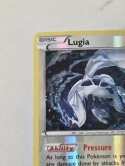 POKEMON LUGIA 78/124 RARE REVERSE HOLOFOIL FATES COLLIDE NM CARD TCG - Image 4
