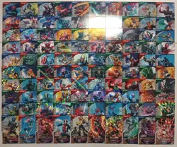 Lot of 100 Japanese Kamen Rider Battle: GANBA LEGENDS Normal & Rare Card Set - Image 1
