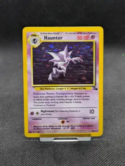 Haunter 6/62 Holo Fossil Set Pokemon Card WOTC LP/Played - Image 1