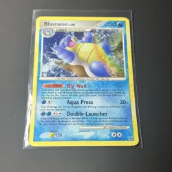 The Pokemon Company Blastoise Platinum Holo Rare 130 HP 2/127 2009 Pokemon Card - Image 1