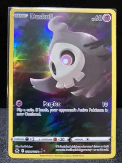 Duskull GG28/GG70 Full Art NM/M Crown Zenith Pokemon Card + Top Loader - Image 1