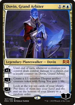 MTG - Dovin, Grand Arbiter - Foil - Ravnica Allegiance - NM, English Magic FLAT - Image 1
