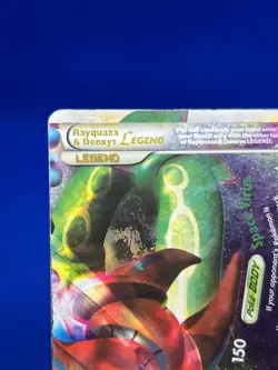 2010 Pokemon Undaunted Rayquaza & Deoxys Legend Bottom 90/90 Ultra Rare HP/DMG - Image 5