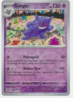 Pokemon 151 Gengar 094/165 Reverse Holo PACK FRESH - Image 1