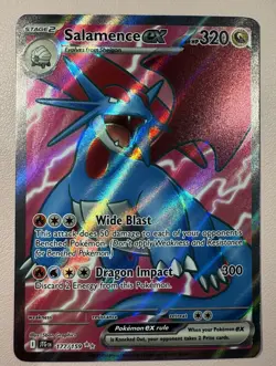 POKEMON TCG Salamence ex 177/159 Sv09: Journey Together Holo - Image 1