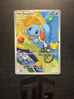 Squirtle 039 Full Art Promo First Partner Collection 30th Anniversary Pokemon - Image 1