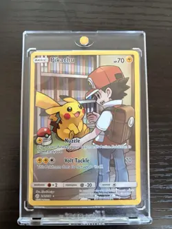 Pikachu 241/236 Cosmic Eclipse Secret Rare Character Pokemon Card NM - Image 1
