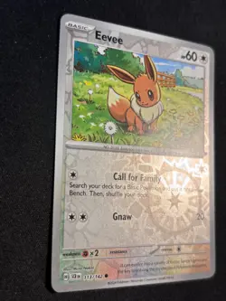Eevee 113/142 Reverse Holo Common 2024 Stellar Crown Pokemon Near Mint - Image 2