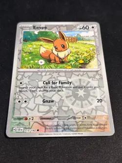 Eevee 113/142 Reverse Holo Common 2024 Stellar Crown Pokemon Near Mint - Image 4