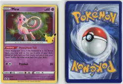 MEW 011/025 HOLO RARE CELEBRATIONS POKEMON NM - Image 3