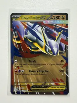 Mega Latias ex - 100/132 - ME01: Mega Evolution (MEG) Double Rare Pokemon - NM - Image 1