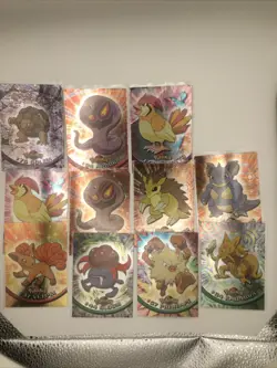 Vintage Topps Chrome (Textured) Holo Lot of 11, Most LP, Pokemon Topps Chrome - Image 1