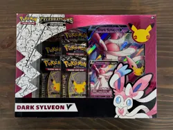 Pokemon CELEBRATIONS Dark Sylveon V Collection Box Brand New Factory Sealed - Image 1