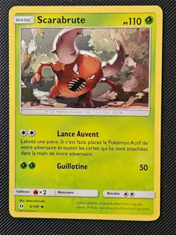 FRENCH SCARABRUTE PINSIR 6/149 SM BASE SET POKEMON LP 2017 - Image 1