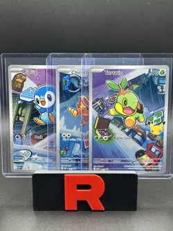 Pokemon TCG Piplup Chimchar Turtwig First Partner Collection Sinnoh Gen 4 Set NM - Image 1