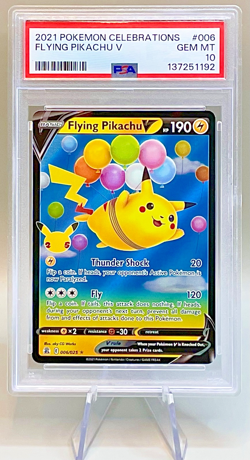 Pokemon Flying Pikachu V #006/025 - 2021 Celebrations Set - PSA 10 💎 GEM MINT! - Image 1