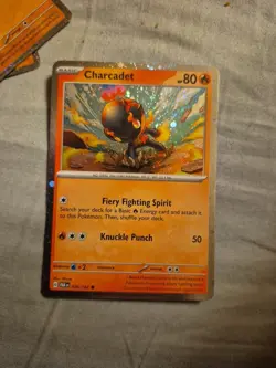 Charcadet - Cosmos Foil 026/182 - Paradox Rift (PAR) - Pokemon TCG - Promo - NM - Image 1