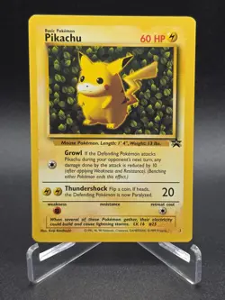 Pokemon Vintage TCG 1999 Ivy Pikachu Black Star Promo #1 NM - Image 1