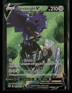 Corviknight V TG18/TG30 Holo V Rare Silver Tempest Trainer Gallery Pokemon NM/M - Image 1