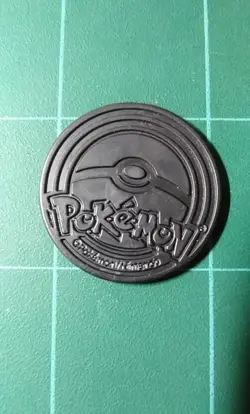Pokemon TCG Flip Coin Gold Rainbow Holofoil Munchlax Powerhouse Theme Deck 2007 - Image 2