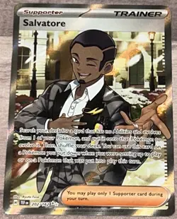 Salvatore 202/162 Full Art Sv05: Temporal Forces Pokemon TCG NM/M - Image 1