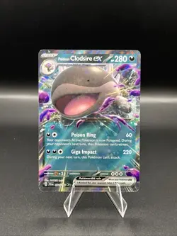 Pokemon TCG Journey Together Paldean Clodsire EX 094/159 Holo Double Rare - Image 1