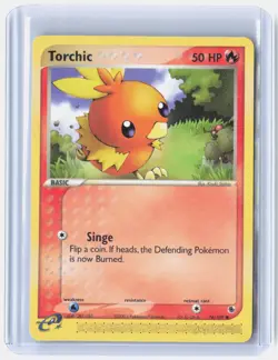Torchic 74/109 Common Ruby & Sapphire Pokemon Near Mint - Image 1