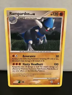 Rampardos 33/123 Rare Pokemon Mysterious Treasures - Image 1
