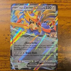 Hop's Zacian ex 111/159 SV09: Journey Together Holo Double Rare Pokemon TCG NM - Image 1