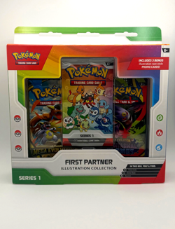Pokemon First Partner Illustration Collection Series 1 Box Promo Booster Sticker - Image 1
