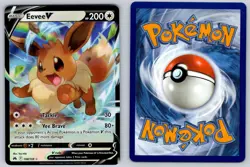 Eevee V 108/159 Holo V Rare Crown Zenith Pokemon Near Mint - Image 3