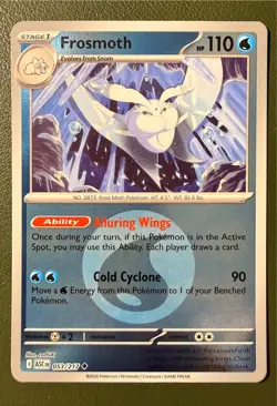 Pokemon TCG Frosmoth 53/217 Ascended Heroes ME2.5 Water Energy Reverse Holo NM - Image 1