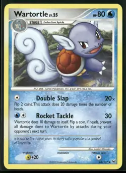 Wartortle 65/127 Uncommon Platinum Pokemon Lightly Played - Image 1