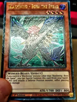 Yu-Gi-Oh! Ultimate Rare Style Blackwing - Bora The Spear - Image 1