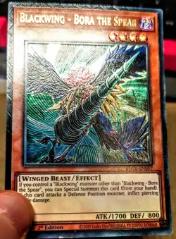 Yu-Gi-Oh! Ultimate Rare Style Blackwing - Bora The Spear - Image 2