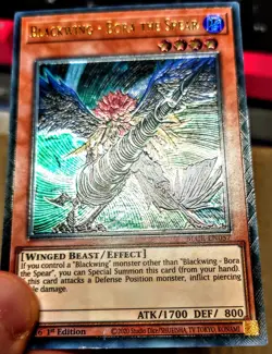 Yu-Gi-Oh! Ultimate Rare Style Blackwing - Bora The Spear - Image 3