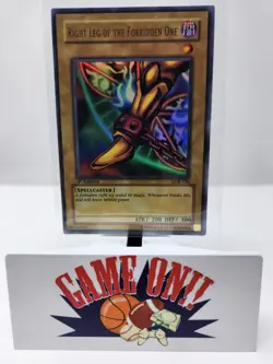 YuGiOh Right Leg of the Forbidden One LOB-120 1st Edition Ultra Asian English LP - Image 1