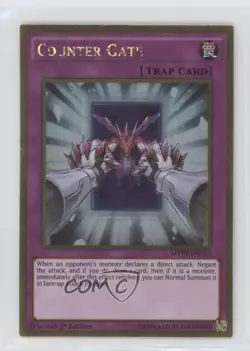 Counter Gate Gold Edition 1st Ed. YuGiOh The Dark Side of Dimensions Movie Pack - Image 1