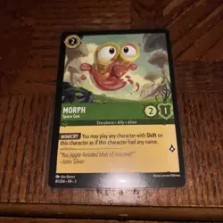 Disney Lorcana: Into the Inklands Morph Space Goo Card 81/204 Rare NM-Mint - Image 1
