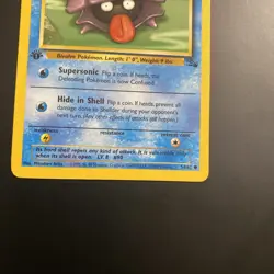 Pokemon TCG Shellder Fossil, 1st Edition Common Card 54/62 - Image 3