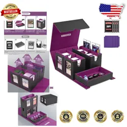 Magnetic Card Deck Box for Trading Cards - Display 400+ & Organize Creatively - Image 1