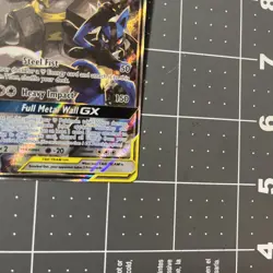 Lucario & Melmetal GX SM192 Black Star Promo Card Sm Tag Team Light Play/ LP - Image 4