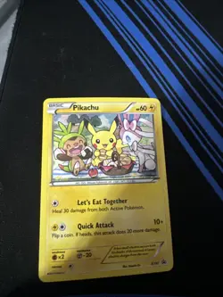 Pokemon Pikachu TCG Holo Card XY95 Promo 2016 - Image 1