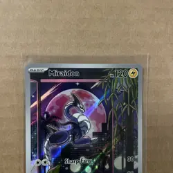 Miraidon SVP 013 Scarlet & Violet Full Art Black Star Promo Holo Pokemon Card - Image 2